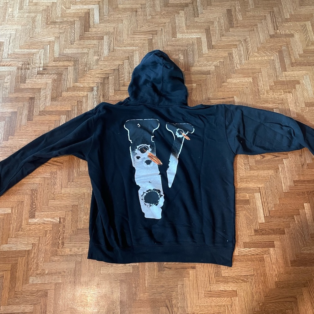Pop smoke hawk em vlone hoodie
